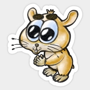 Hamster (Animal Alphabet) Sticker